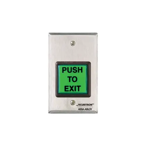 Securitron EMERGENCY EXIT Securitron EMERGENCY EXIT
