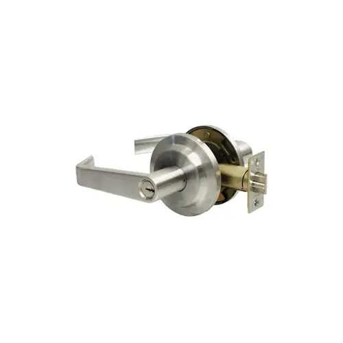 26D ENTRY LEVERSET, SCHLAGE C KEYWAY, 2 3/4" BACKSET, GRADE 2, 4 7/8" ASA STRIKE, SATIN CHROME FINISH