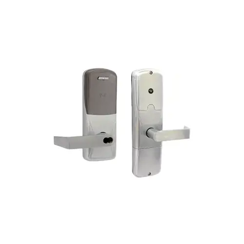 KIT - Multi-Technology Networked Hardwired Privacy Mortise Lock, Rhodes Lever with SFIC Prep (Small Format IC Core not Included), Satin Chrome 626 KIT - Multi-Technology Networked Hardwired Privacy Mortise Lock, Rhodes Lever with SFIC Prep (Small Format IC Core not Included), Satin Chrome 626