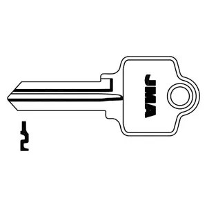 Arrow AR1-BR-XCP50 AR1 Blank Key Gold - pack of 50