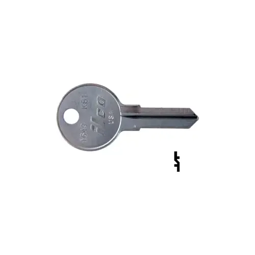 Ilco Unican Corporation 1649-XCP10 KEYBLANK ILCO KEY BLANK NICKEL ...
