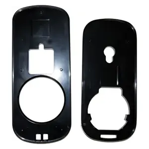 Yale Residential AYRDT226-TS-GSK Yale Real Living Thin Door Gasket Touchscreen I/S & O/S Escutcheons (2 Pieces), Black Finish.