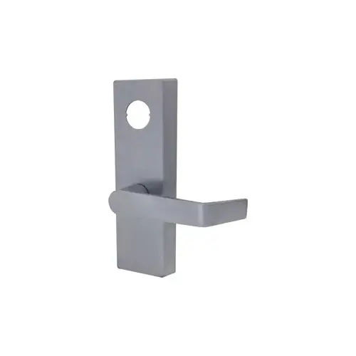 Exit Trim - Storeroom Lever Escutcheon Trim, Field Reversible, 1-1/4" Mortise Cylinder, Satin Chrome US26D/626 with M9908 Special Cam, SC1 Keyway, Satin Chrome, US26D/626