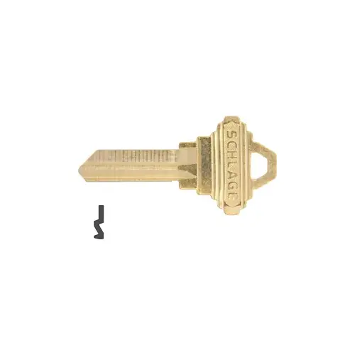 Schlage Key Blank 1145, C Keyway, 5 Pin Silver