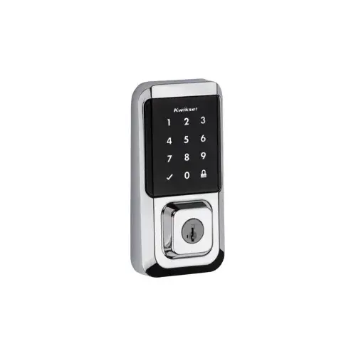 Halo Wi-Fi Touchscreen Deadbolt KW1 SmartKey, UL 20 Minute Fire Rated, Radius Corner Adjustable Latch 2-3/8"-2-3/4" Backset, Polished Chrome US26/625 Halo Wi-Fi Touchscreen Deadbolt KW1 SmartKey, UL 20 Minute Fire Rated, Radius Corner Adjustable Latch 2-3/8"-2-3/4" Backset, Polished Chrome US26/625