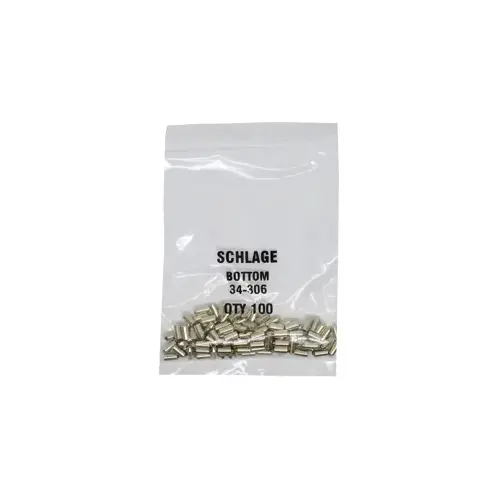 KIT - #6 Schlage Bottom Pin .255, Polybag 100 Pins KIT - #6 Schlage Bottom Pin .255, Polybag 100 Pins