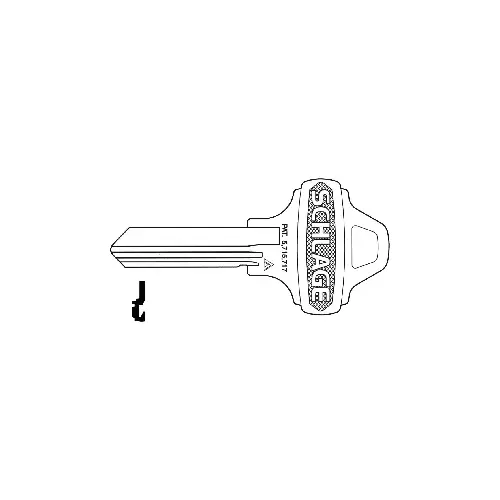 Do not Duplicate Schlage Everest Key Blank C345 - pack of 10 Do not Duplicate Schlage Everest Key Blank C345 - pack of 10