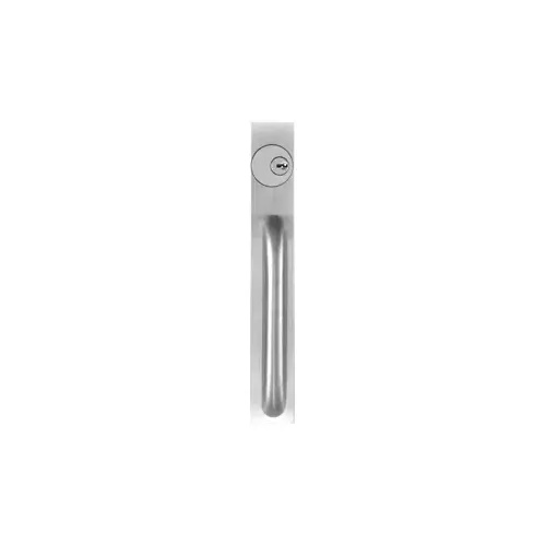 Escutcheon Pull Less Cylinder Satin Chrome Escutcheon Pull Less Cylinder Satin Chrome