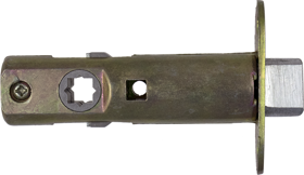 Emtek LC4-PASS M 237 W/83231 US26 Passage Latch 2-3/8" with 83231 Faceplate and Screws, 625/US26 Polished Chrome