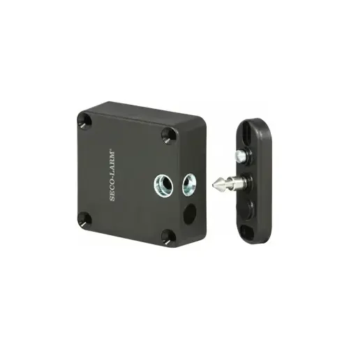 Motorized Cabinet Lock 12-28V AC/DC, Lock Status & Door Status Sensors, 220lb Holding Force, Fail-Secure