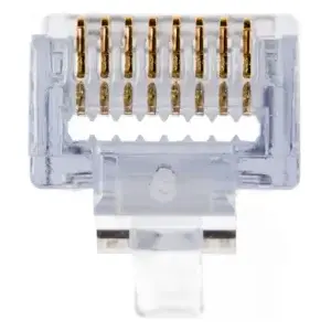 Platinum Tools 100010C EZ-RJ45 Cat6 Connector 50 Piece Clamshell