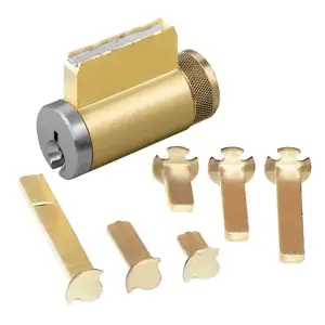 Ilco Unican Corporation 15985SC26D-OB Universal Key-In-Knob/Key-in-Deadbolt Cylinder 5-Pin Only Brushed Chrome