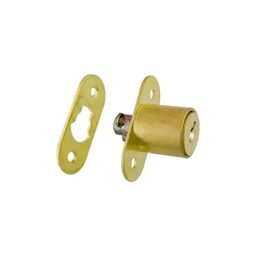 7/8" Disc Sliding Door Lock, 606/US4 Satin Brass 7/8" Disc Sliding Door Lock, 606/US4 Satin Brass