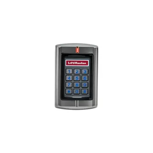 Pedestal Mount, Vandal Resistant, Keypad and Proximity Reader, Waterproof Zinc-Alloy Enclosure, 12 Key, Backlit, 2000 User, 125khz, 13.56 MHz, 12-24VDC, IP68