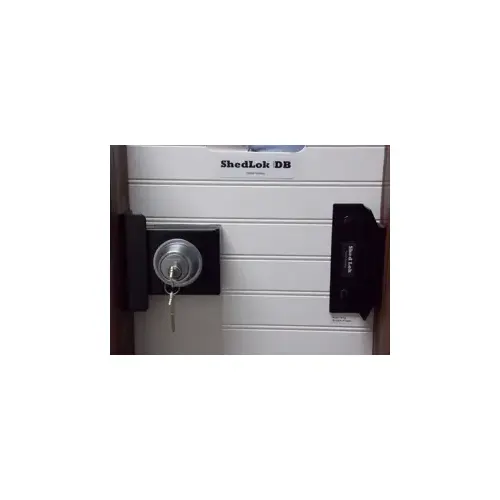 Shedlock Utilizing Existing Deadbolt