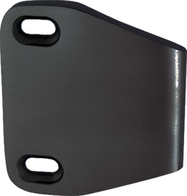 Falcon Lock 571 NON-FINISHED Double Door Strike for 19-R Rim Exit Device, Black