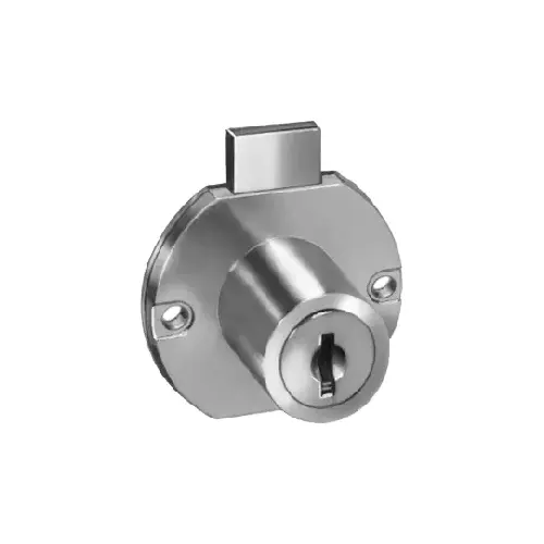 Disc Drawer Lock Bolt 15/16" Bright Nickel Disc Drawer Lock Bolt 15/16" Bright Nickel