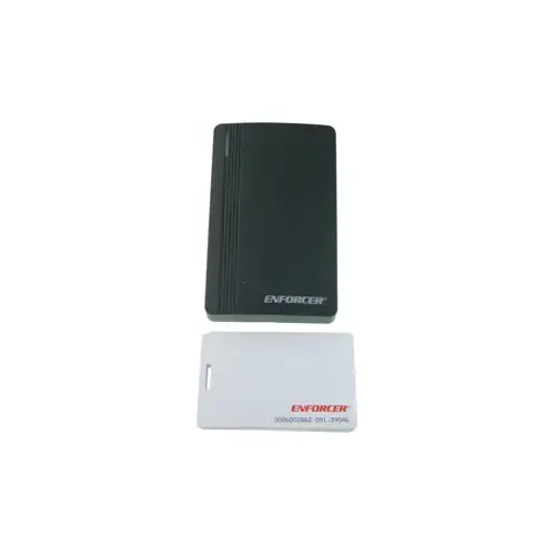 Single-Gang Wiegand Proximity Reader, EM 26 Bit 125khz, 10 Cards Included, 9-24VDC, IP66 Single-Gang Wiegand Proximity Reader, EM 26 Bit 125khz, 10 Cards Included, 9-24VDC, IP66