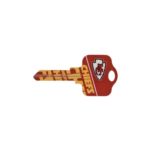Team Key NFL Kansas City Chiefs Painted