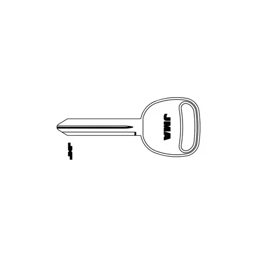 B102 P1113 GM Key Blank Nickel Plated B102 P1113 GM Key Blank Nickel Plated
