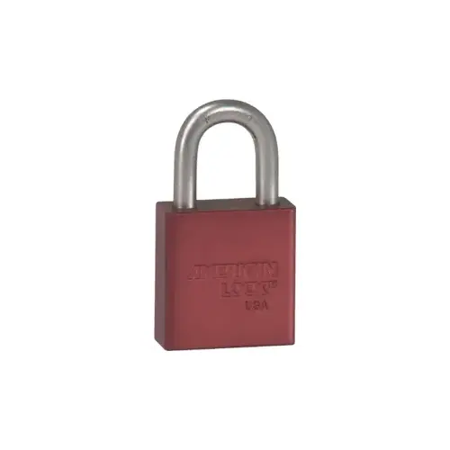 Padlock 1-1/8" Shackle Red Zero-Bitted Padlock 1-1/8" Shackle Red Zero-Bitted