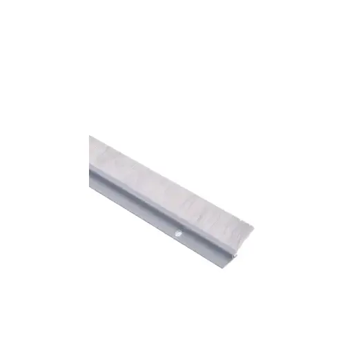 1" Gray Nylon Brush Sweep, 5/8" Anodized Aluminum, 36" 1" Gray Nylon Brush Sweep, 5/8" Anodized Aluminum, 36"