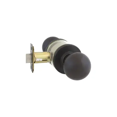 Passage Hana Knob, Non-Keyed, Medium Duty, Cylindrical Lock, Springlatch, ANSI Strike, 2-3/4" Backset, Grade 2, UL, 613/US10B Oil Rubbed Bronze Passage Hana Knob, Non-Keyed, Medium Duty, Cylindrical Lock, Springlatch, ANSI Strike, 2-3/4" Backset, Grade 2, UL, 613/US10B Oil Rubbed Bronze