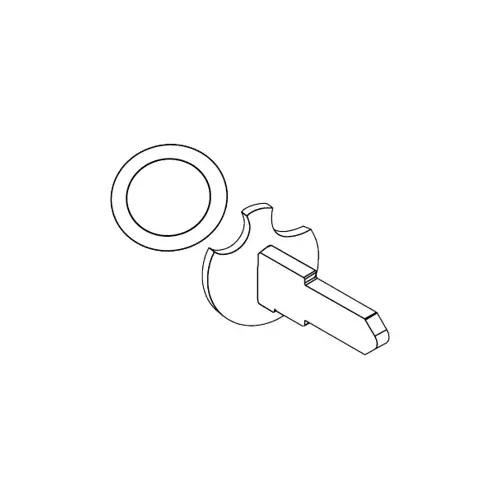 Schlage FSIC Cylinder Tailpiece and Spacer Ring, 175/195 Series