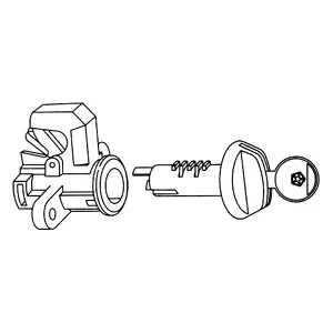 Auto Security Products GL1503 Chrysler Glove Box 70-93