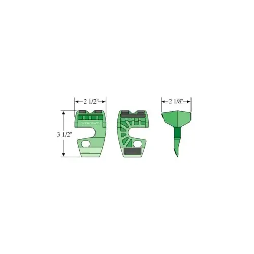 Door Stop 3" 1 Wedge