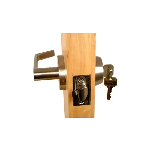 KIT - Gate Lock Single Cylinder X Lever, Marks C Keyway, 6 Pin, 2-3/4" Backset, Oil Rubbed Bronze US10B KIT - Gate Lock Single Cylinder X Lever, Marks C Keyway, 6 Pin, 2-3/4" Backset, Oil Rubbed Bronze US10B