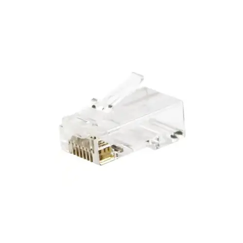 RJ-45 CAT6 Modular Plugs (100 Pack)