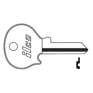 Ilco Unican Corporation NE5 SAAB, Borgward Key Blank B69D