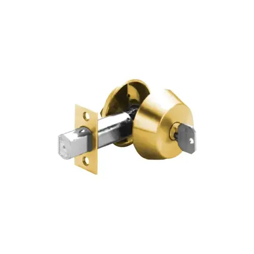 Deadbolt Turnpiece Only, 2-3/4" Backset, Grade 1, Bright Brass US3/605 Deadbolt Turnpiece Only, 2-3/4" Backset, Grade 1, Bright Brass US3/605