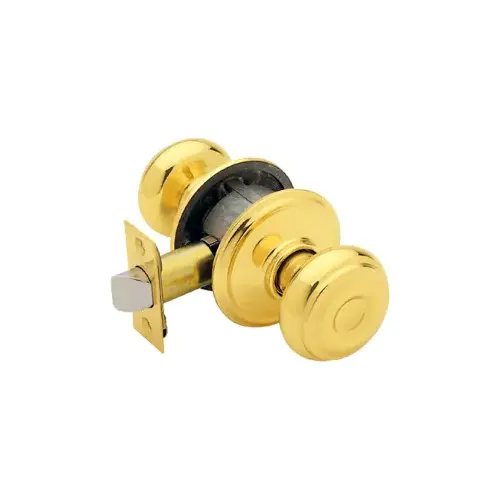 Passage Georgian Knob Grade 2, Radius Corner/Drive-In Adjustable Backset, Bright Brass 605 Passage Georgian Knob Grade 2, Radius Corner/Drive-In Adjustable Backset, Bright Brass 605