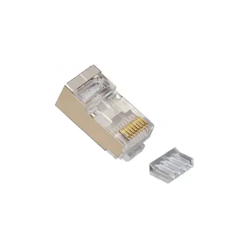 RJ45 Shielded Cat6 2 Piece Round Solid 1