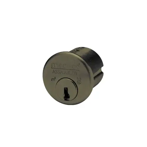 M3 Mortise Cylinder 1-1/8" - 6 Pin, DL Keyway, Pinned with 2 Keys, Standard Yale Cam, Dark Bronze/Clear Coat 24 M3 Mortise Cylinder 1-1/8" - 6 Pin, DL Keyway, Pinned with 2 Keys, Standard Yale Cam, Dark Bronze/Clear Coat 24