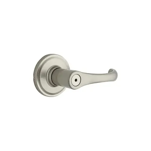 Privacy, Aspen Lever, Non-Keyed, Medium Duty, Cylindrical Lock, 6-Way Adjustable Latch, Radius Corner Strike, UL, ADA, Grade 2, US15/619 Satin Nickel