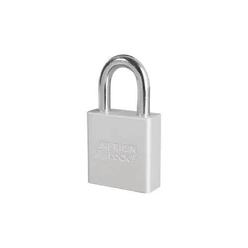 Padlock 1-1/8" Shackle Aluminum Clear Padlock 1-1/8" Shackle Aluminum Clear