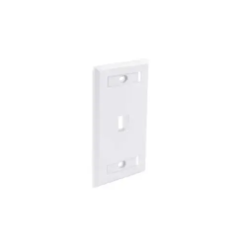 Faceplate 1 Keystone (EA) - White