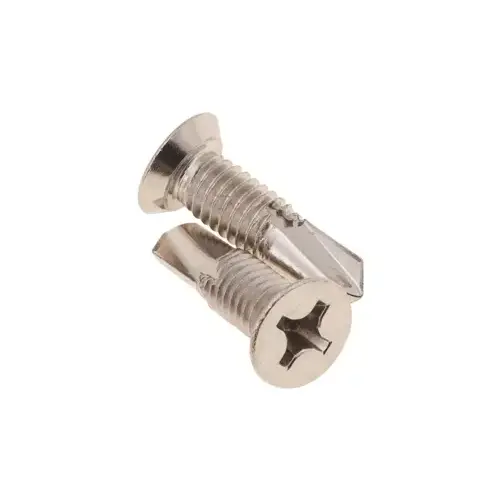 Metal Screws Nickel Plated Sold as Each - pack of 10