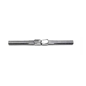 Progressive Hardware Co Inc 45-20-R Swivel Spindle, 9/32" Square, 4-3/4" Long, Threaded 3/8-20, with Two Removable Centers