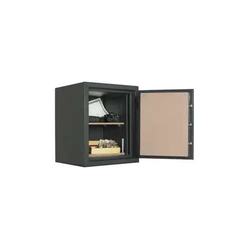 B-Rate Residential Burglary, 60 Minute Fire Safe, Granite Textured with Chrome Hardware, Combination Dial, 476lb B-Rate Residential Burglary, 60 Minute Fire Safe, Granite Textured with Chrome Hardware, Combination Dial, 476lb