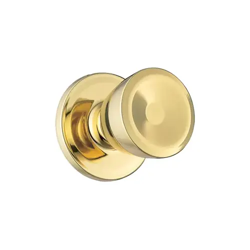 Privacy, Beverly Knob, Non-Keyed, Light Duty, Cylindrical Lock, Radius Corner Adjustable Latch, Radius Corner Strike, UL, Grade 3, US3/605 Bright Brass