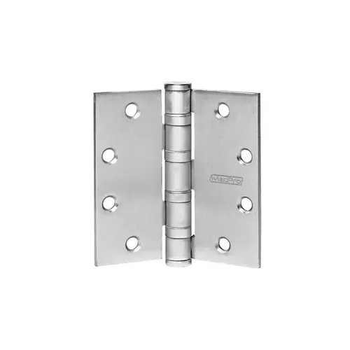 MacPro 5-Knuckle Hinge, Heavy Weight, Full Mortise, Ball Bearing, 4.5" x 4.5" (4545), Non-Ferrous Base, (NRP) Non-Removable Pin, 630/US32D Satin Stainless Steel MacPro 5-Knuckle Hinge, Heavy Weight, Full Mortise, Ball Bearing, 4.5" x 4.5" (4545), Non-Ferrous Base, (NRP) Non-Removable Pin, 630/US32D Satin Stainless Steel