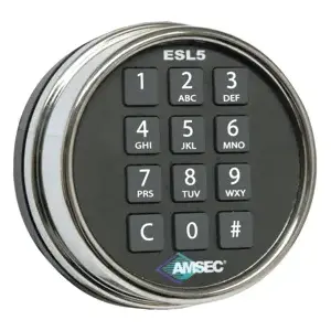 AMSEC 0616186 Chrome ESL5 Electronic Keypad Retro-Fit Kit
