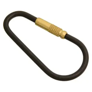 Malibu Key Rings KR-5 BLACK Small Screw Key Ring Black