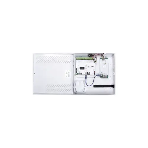 Paxton10, Video and Door Controller with Metal Enclosure, Wall Mount, 4 Camera, 1 Door, Door Contact Input, Exit Button Input, Tamper Input, 2 Relay, 2 SATA Inputs, PoE+, 24VAC, UL, FCC, White