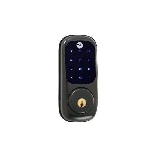 KIT - Touchscreen Deadbolt Keypad, Grade 2, Radio Module (Zigbee), Schlage C Keyway, Keyed Different, RC Adjustable Backset 2-3/8" - 2-3/4", Oil Rubbed Bronze 613/US10BP KIT - Touchscreen Deadbolt Keypad, Grade 2, Radio Module (Zigbee), Schlage C Keyway, Keyed Different, RC Adjustable Backset 2-3/8" - 2-3/4", Oil Rubbed Bronze 613/US10BP