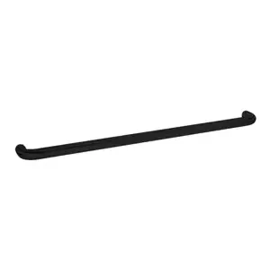 Rockwood 47-PB 315 33IN Push Bar 33" CTC, 1" Diameter Tubular, 1-3/4" Door Thickness, T1 Thru Bolt Mounting, Black Finish